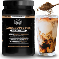 Black Forest Longevity Mix mocha coffee for daily energy and a rich flavor