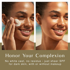 BLACK GIRL SUNSCREEN being applied for daily skin protection