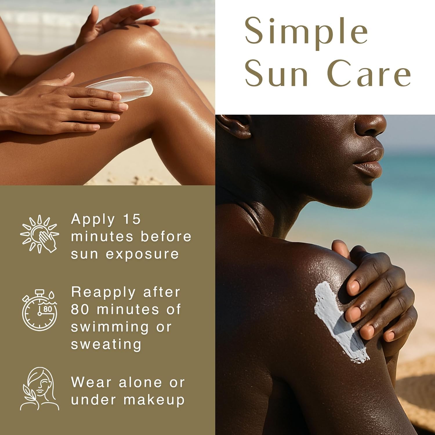 BLACK GIRL SUNSCREEN travel-size bottle is easy to carry