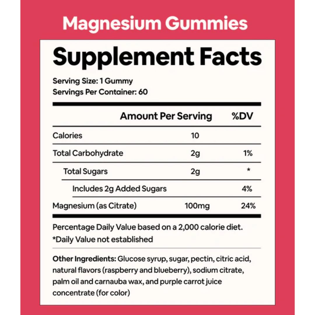 Black Girl Vitamins magnesium gummies packaging front highlighting vegan and gluten-free formula.