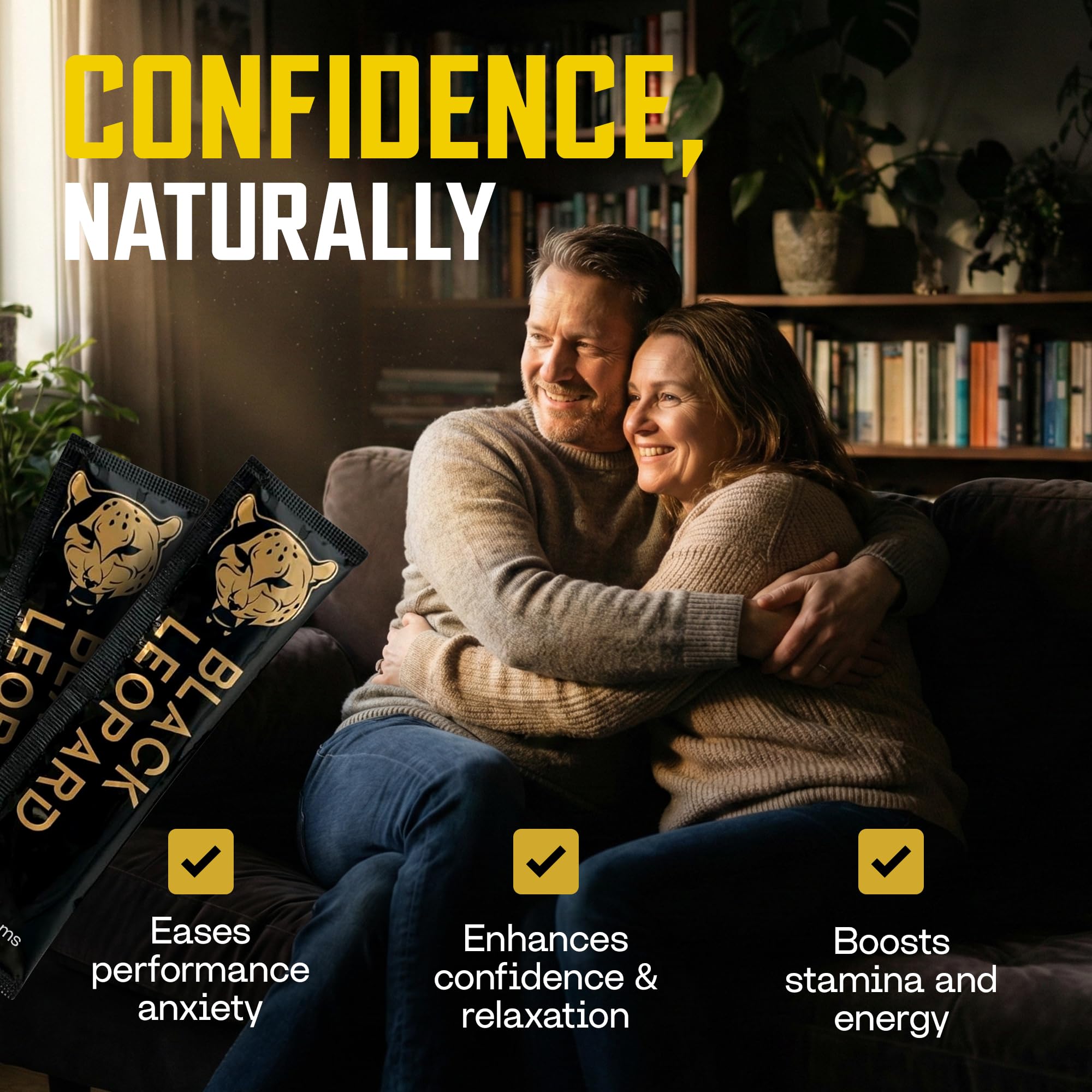 Black Leopard Honey Packs mixed in water for quick daily vitality.