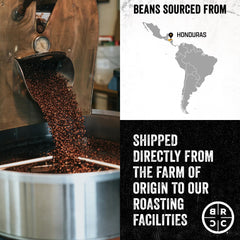 Gift-ready BRCC packaging signaling premium, veteran-founded coffee gift