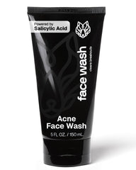 Black Wolf Charcoal Face Wash bottle showing deep cleansing for clearer, oil-free skin.