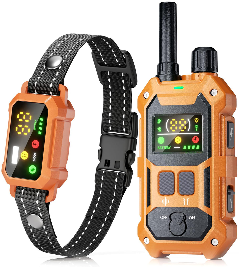 Blackdog military-grade durability casing protects the collar during rugged outdoor training.