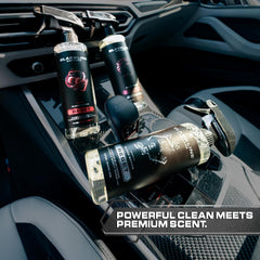 Blackline Reset on leather surfaces preserves texture and cleans without residue.