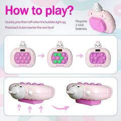 Blackma Bubble-push action shows satisfying tactile clicks for focus.