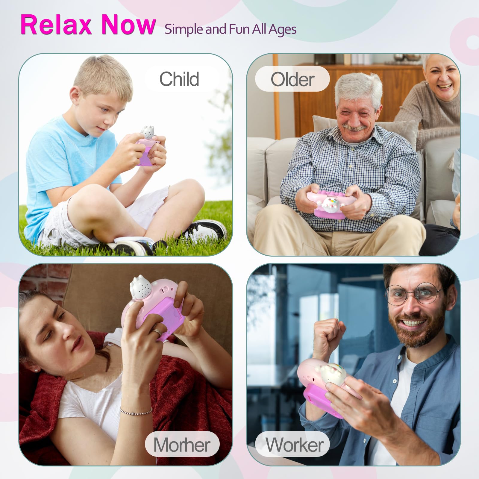 Blackma Fast Push Pop Game portable handle for easy use anywhere.