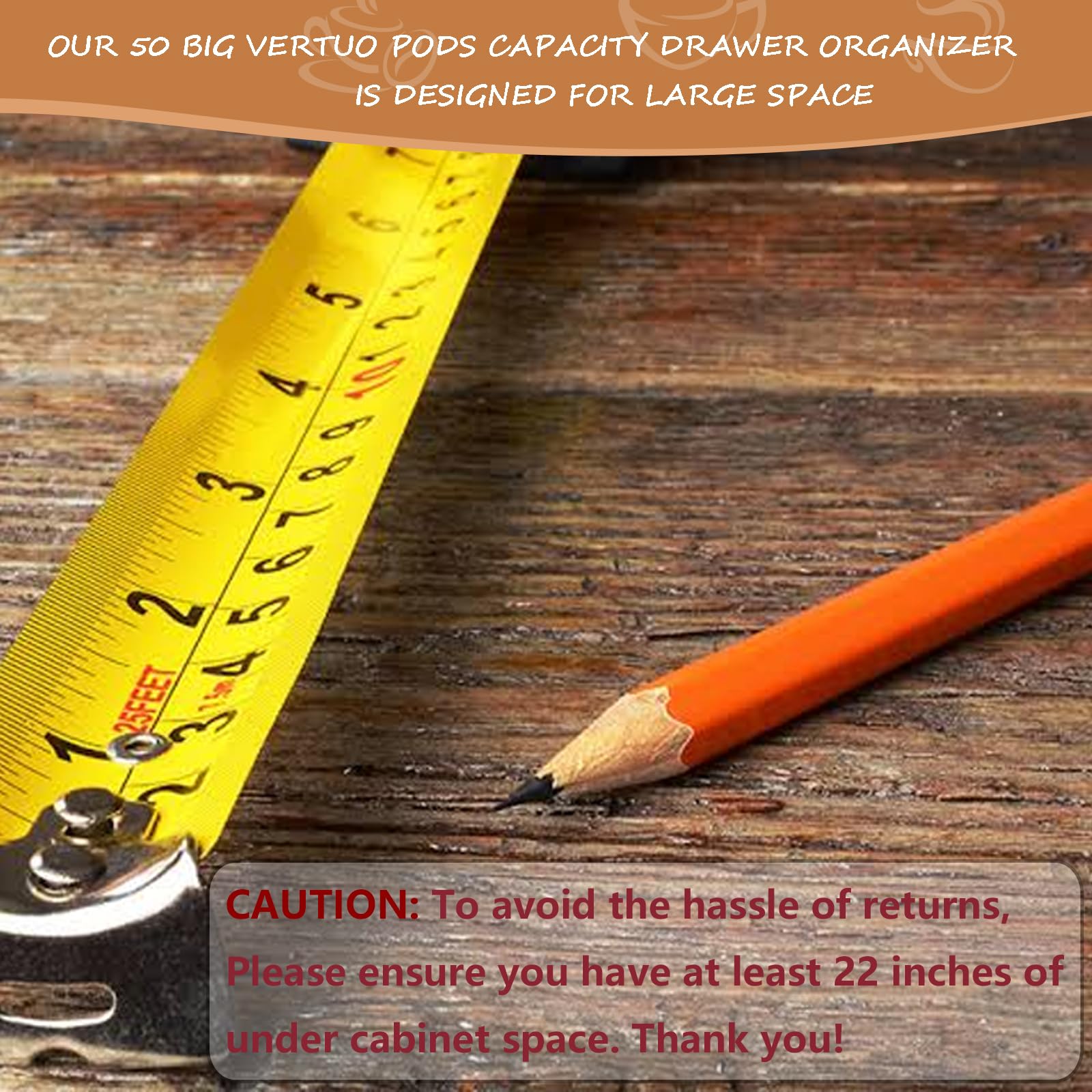 BLACKSMITH FAMILY Vertuo pod holder stores up to 50 big Vertuo pods