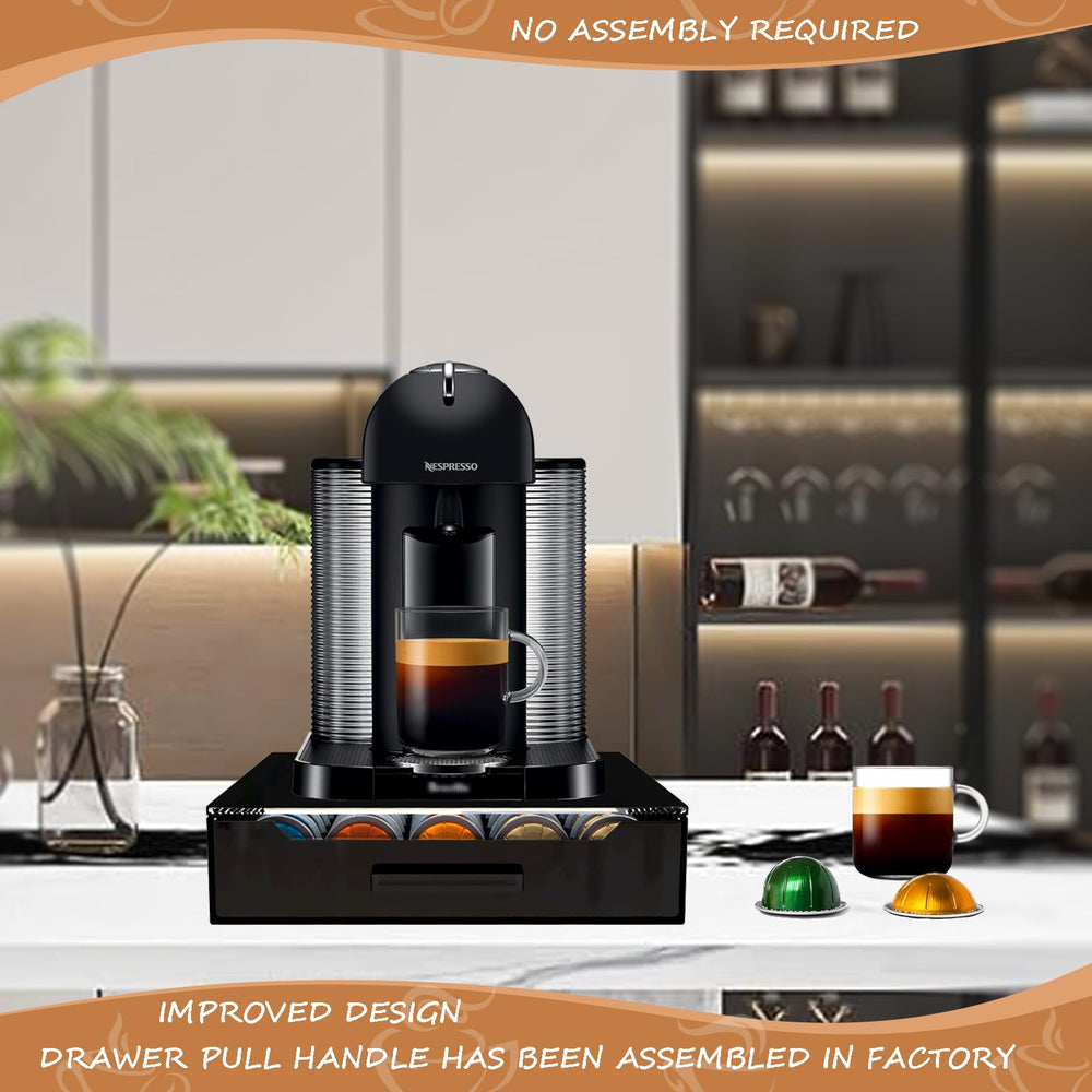 BLACKSMITH FAMILY Vertuo pod holder ships safely with replacement options