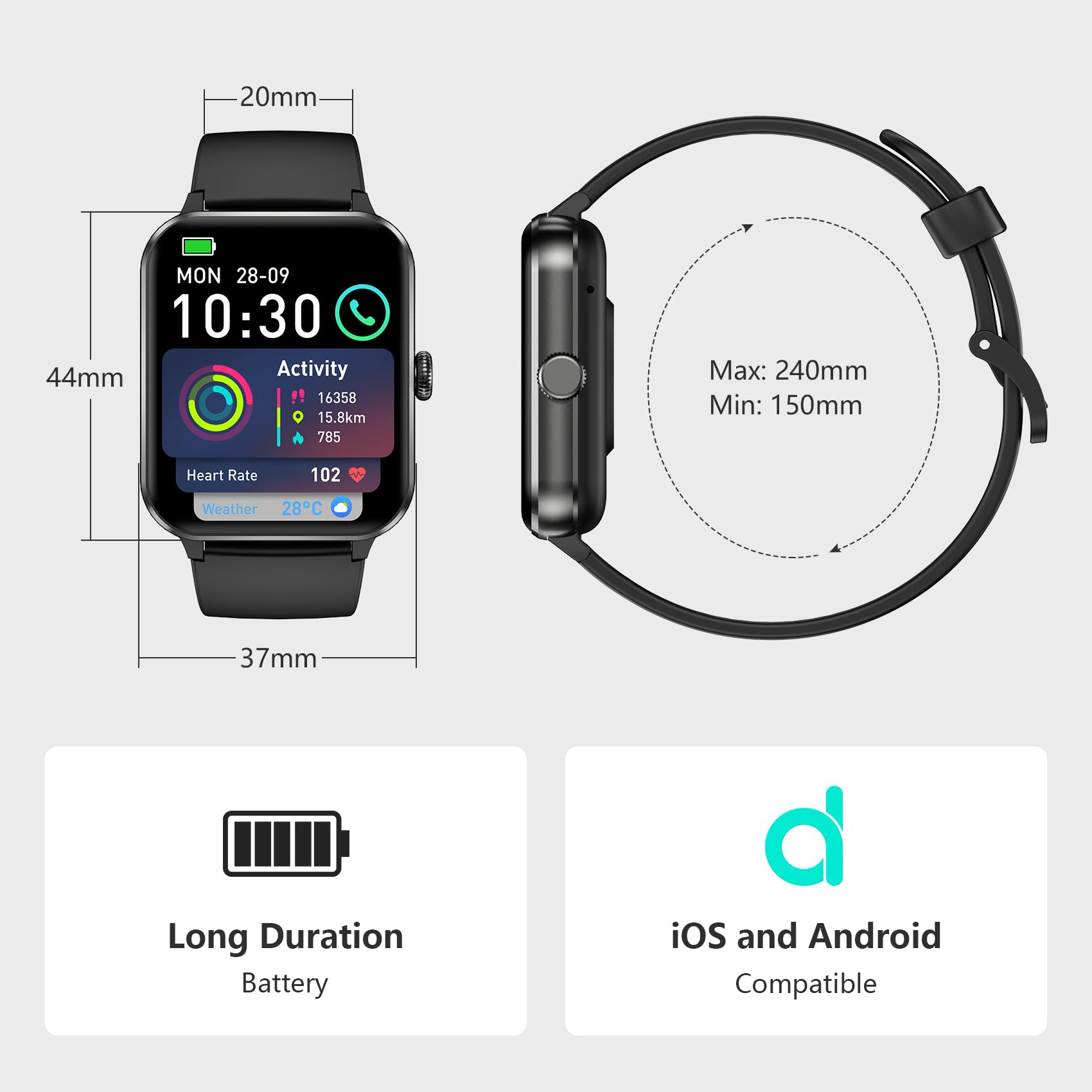 Blackview 2026 IP68 waterproof design and long battery life