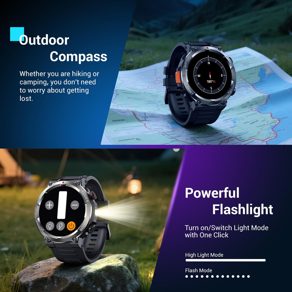 Blackview Military Smartwatch compatibility with Android and iOS