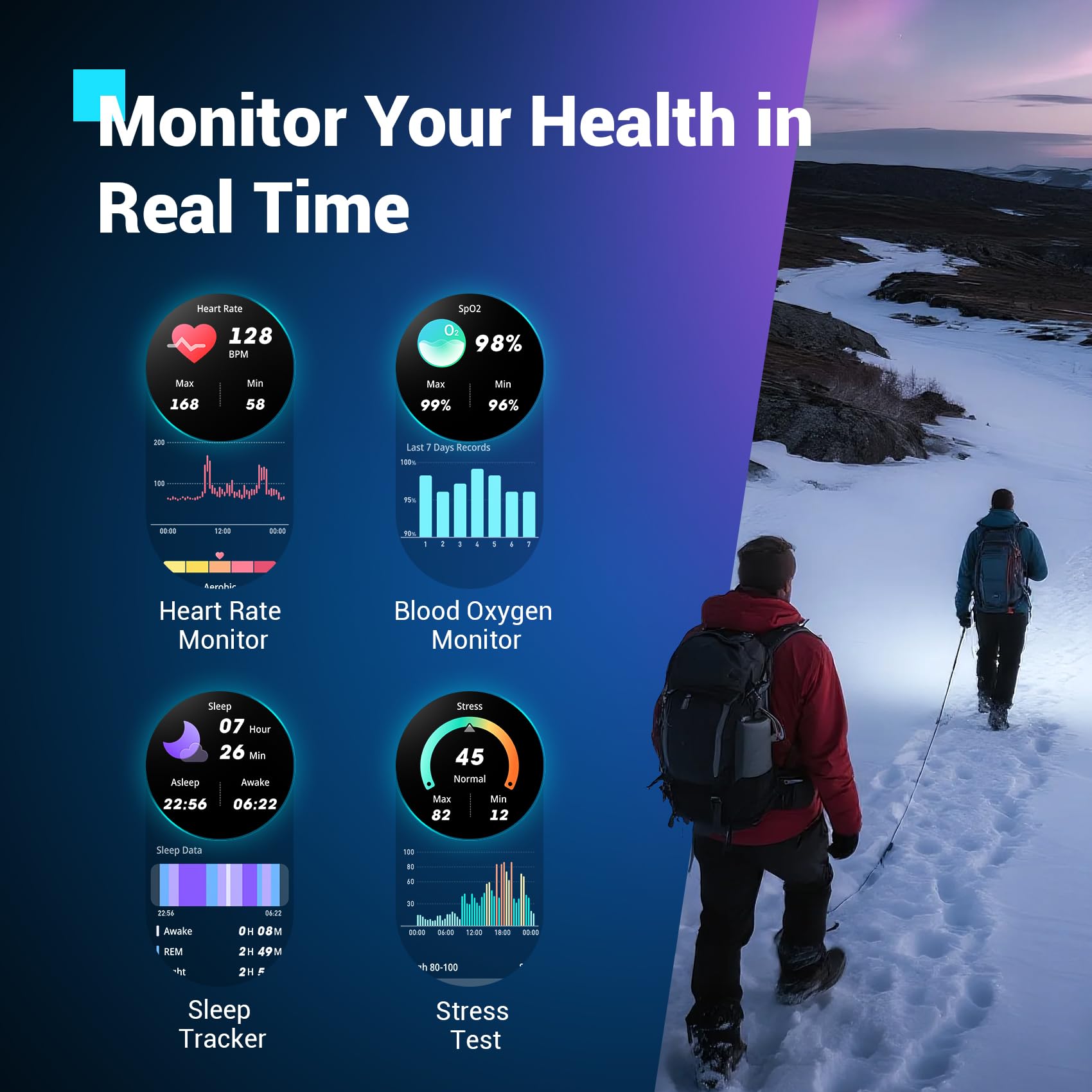 Blackview Military Smartwatch sports modes for versatile training