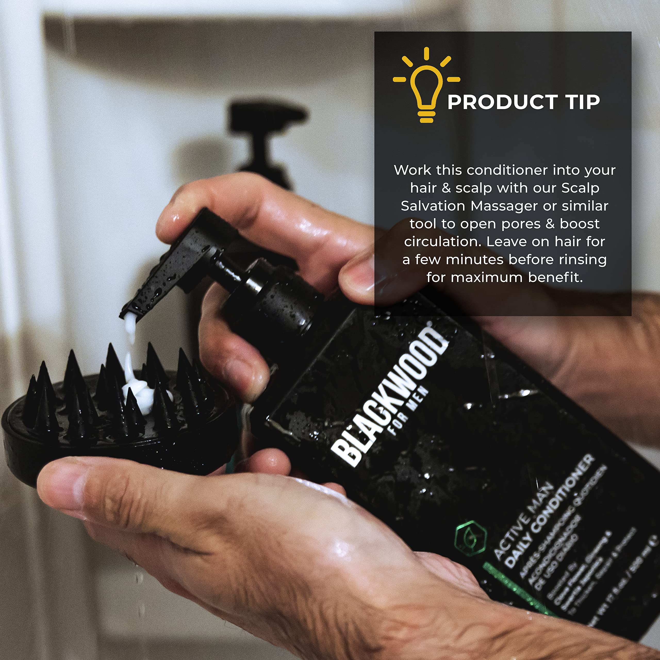 Blackwood For Men antioxidants defend against breakage and environmental stress.