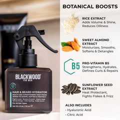 Blackwood For Men hair softness from natural botanicals and lightweight conditioning