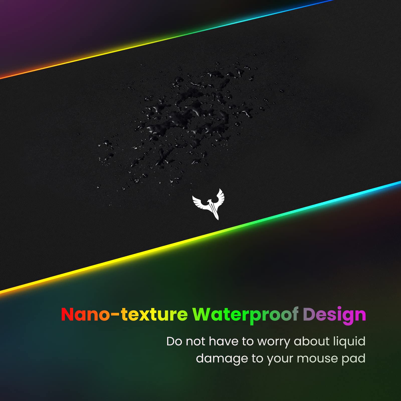 BladeHawks micro-textured waterproof surface enables precise control and easy cleanup.