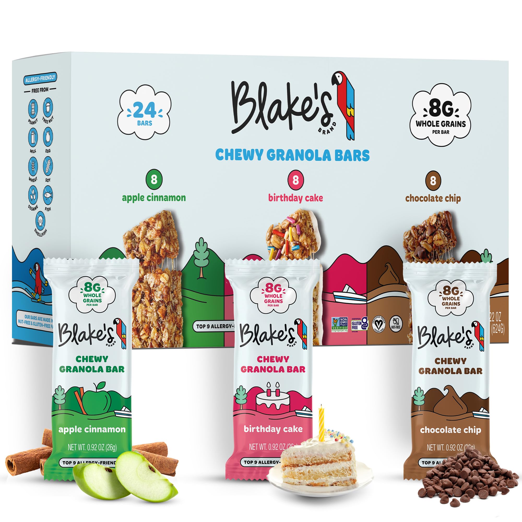 Blake’s Seed Based variety-pack 24-count image showing a bulk snack option for families
