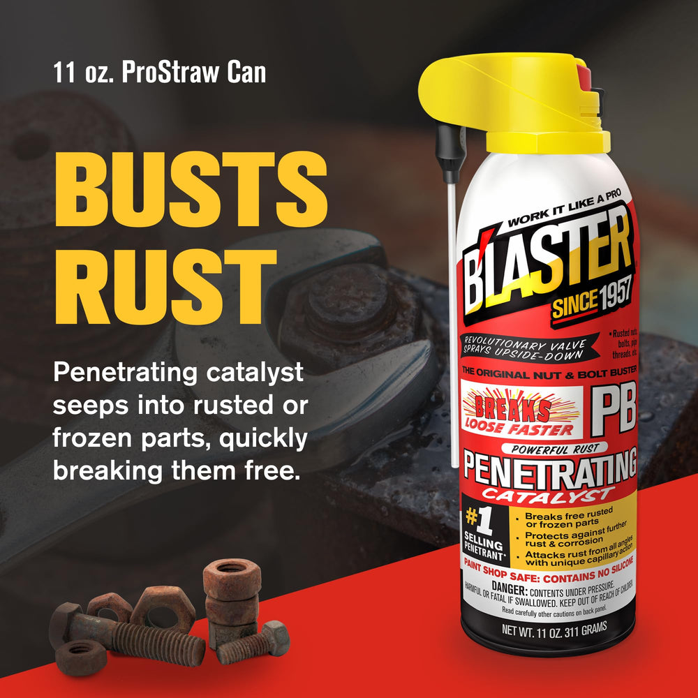 Blaster PB penetrates deep into threads to free seized hardware.