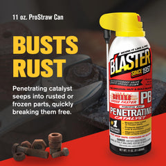 Blaster PB penetrates deep into threads to free seized hardware.