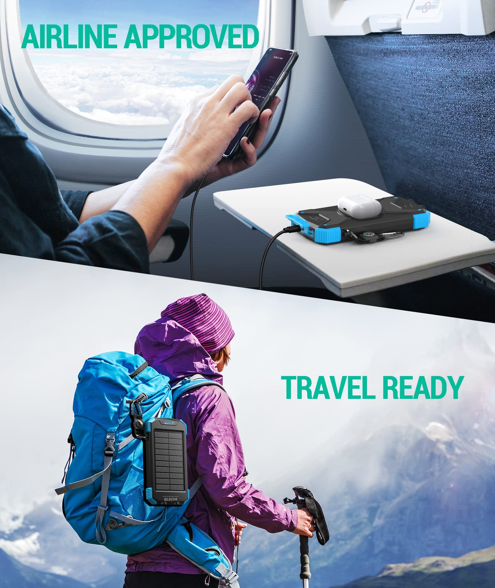 BLAVOR IPX5 waterproof, dustproof, and shockproof case withstands harsh conditions.
