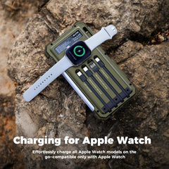 BLAVOR Solar Power Bank wireless Apple Watch charging area for convenient wearables