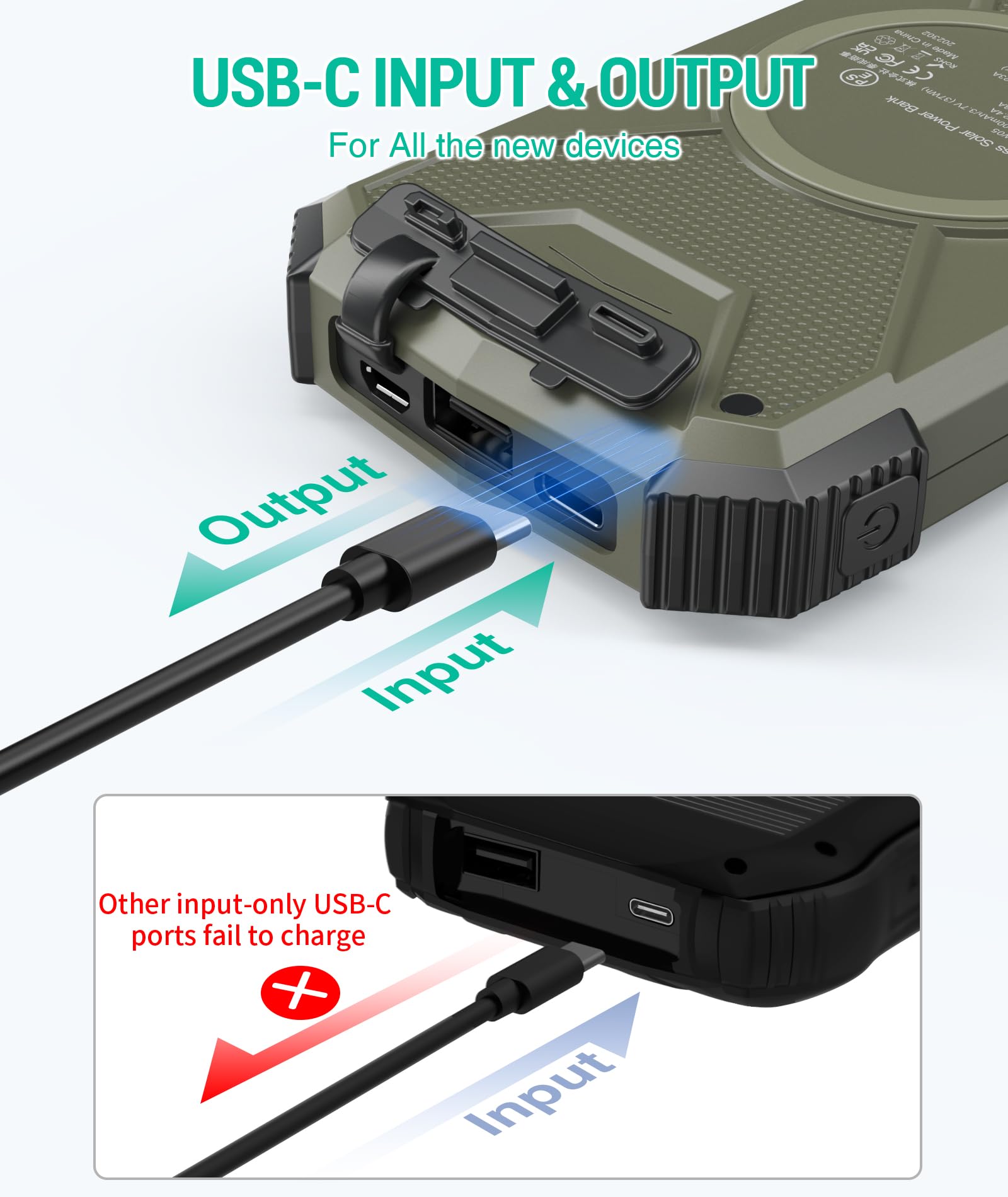 BLAVOR waterproof and durable shell protects electronics on rough trips.