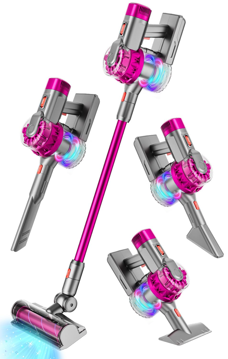 BLAXTEM 4-in-1 kids vacuum with lights and sounds promotes engaging pretend cleaning.