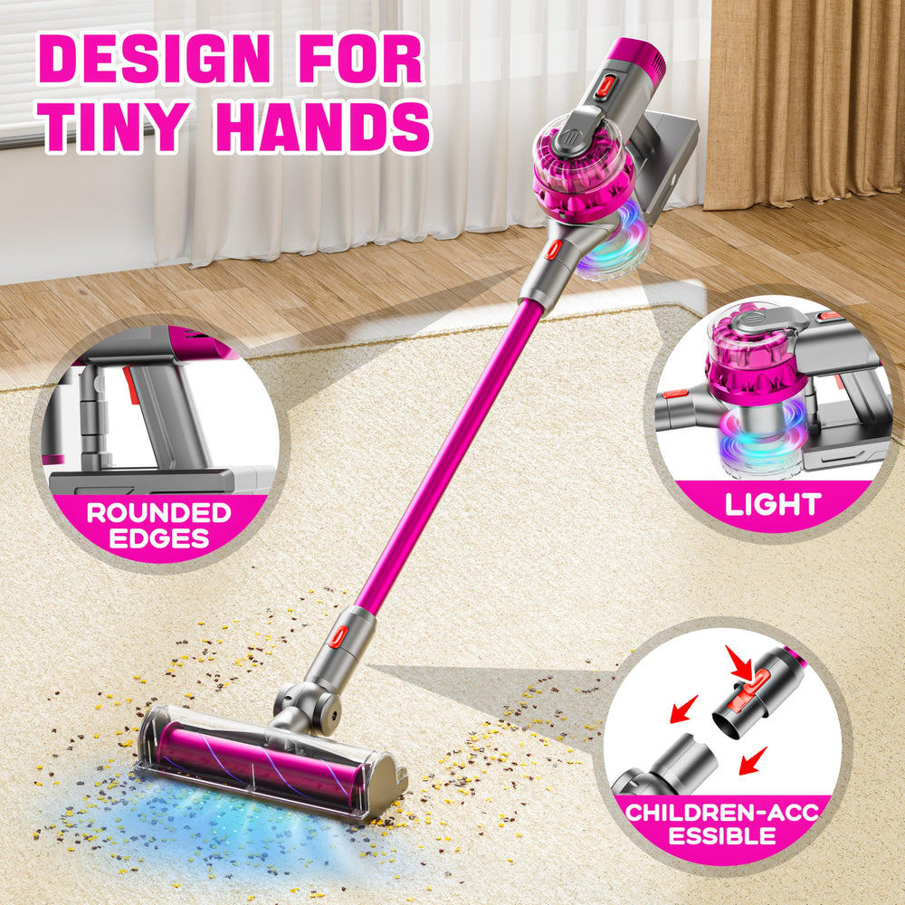 BLAXTEM crevice dusting attachment helps kids reach tight spots safely.