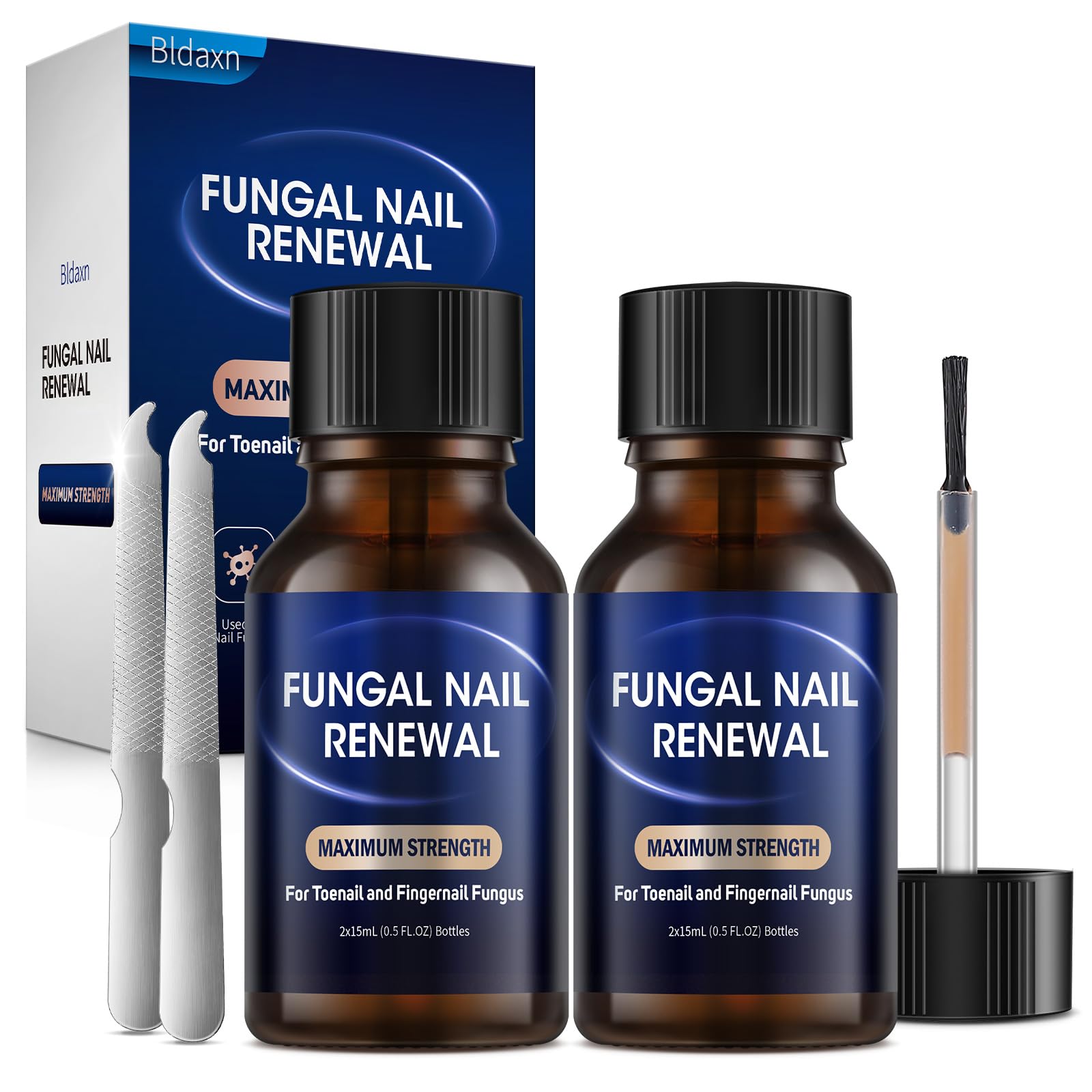 Bldaxn Toe Nail Fungus Renewal bottle 15ml for deep nourishing care supporting nail health.