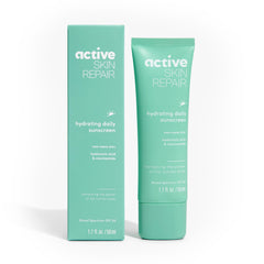 BLDG ACTIVE Active Skin Repair SPF 50 bottle showcases mineral protection for daily use.