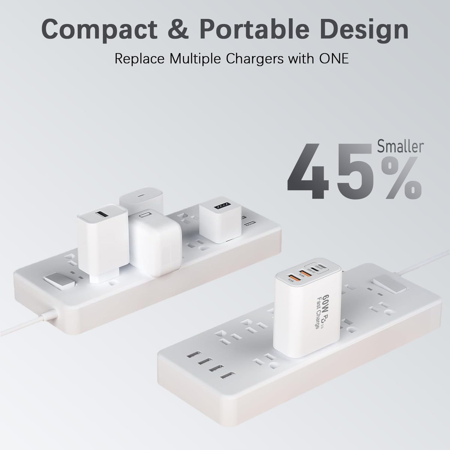 Blechmeki dual USB-A ports up to 18W each for tablets