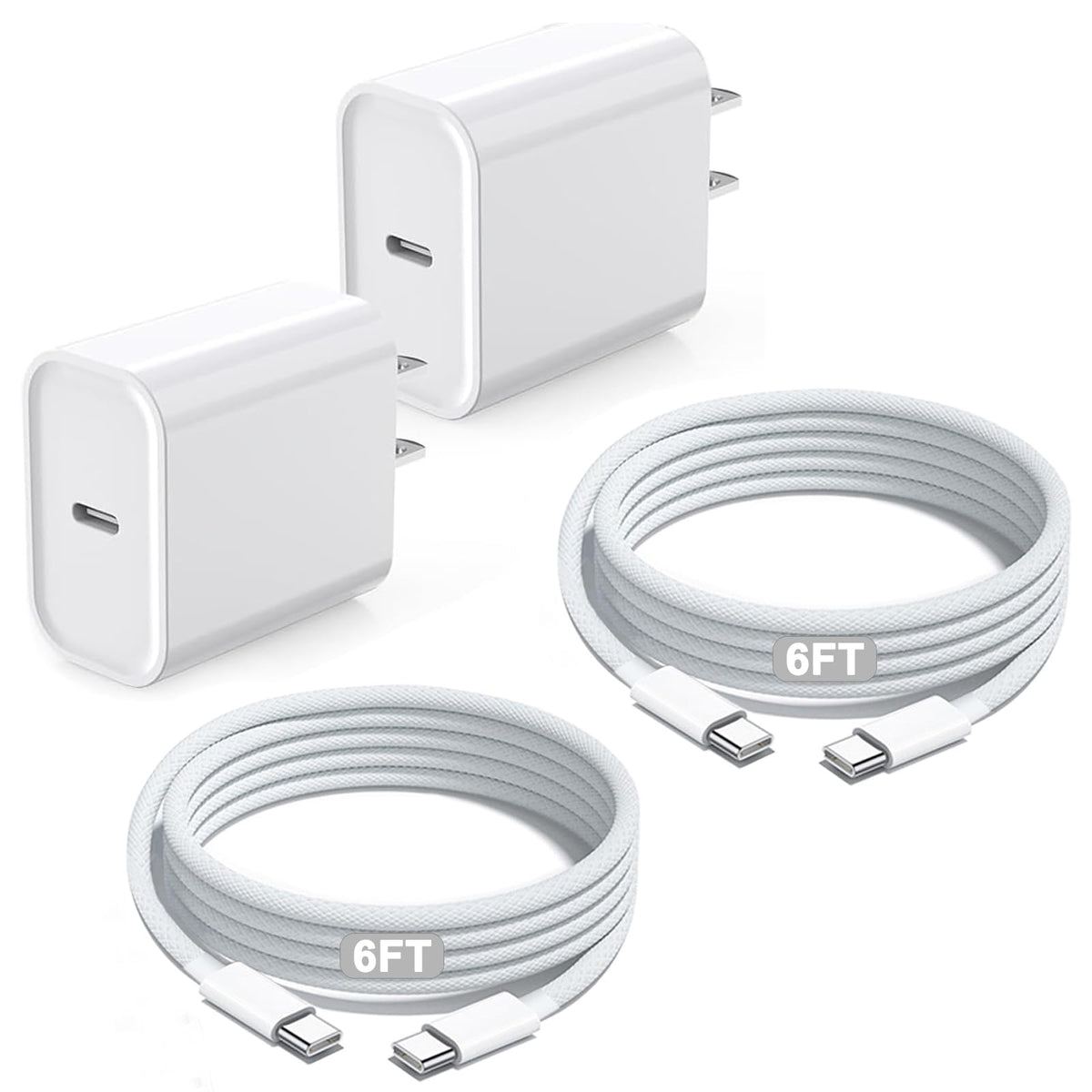 Blechmeki iPhone 17 charger block delivering 20W fast charging for quick power top-ups.