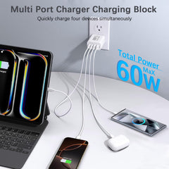 Blechmeki multiport charging dock for busy desks