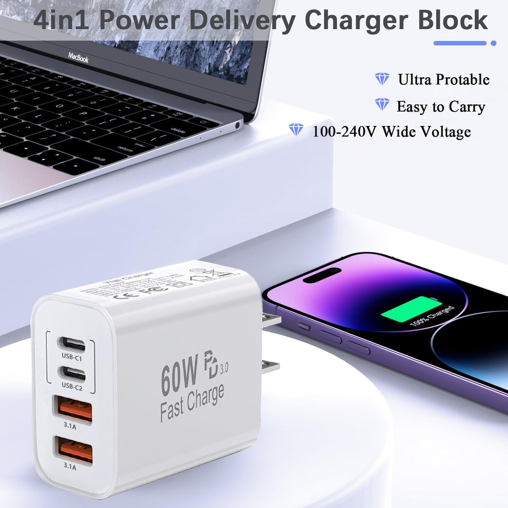 Blechmeki travel-ready charger cube design fits any outlet