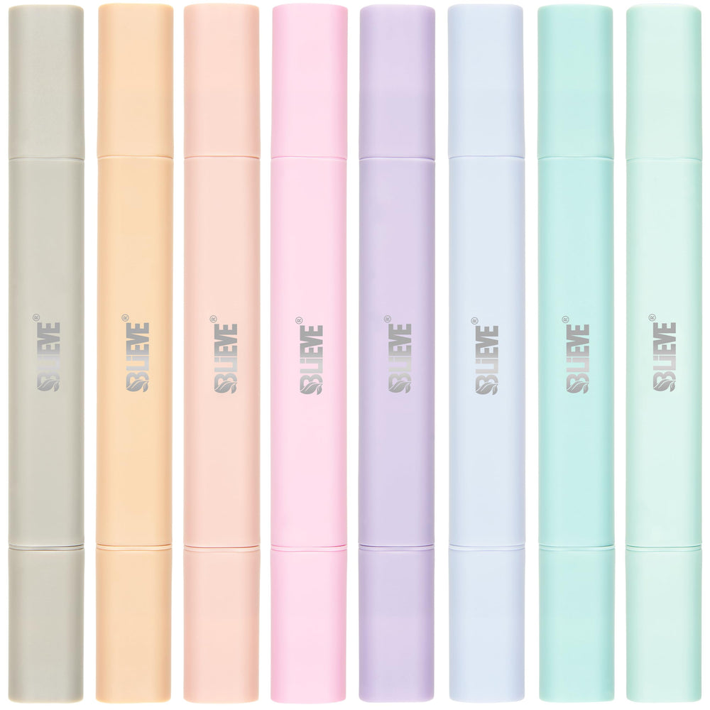 BLIEVE pastel Bible highlighters pack with no bleed on pages