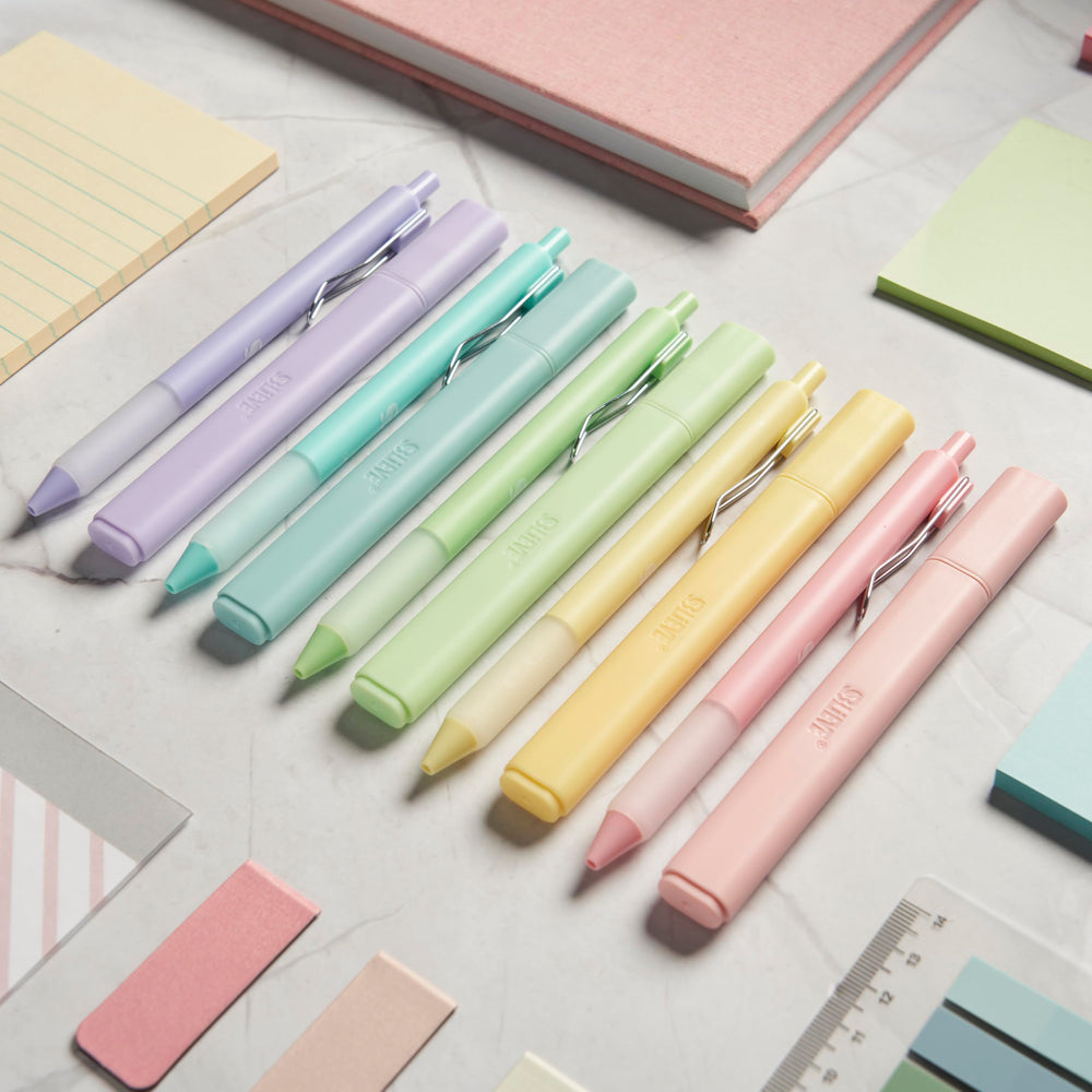 BLIEVE 0.5mm gel pen tip delivers smooth writing.