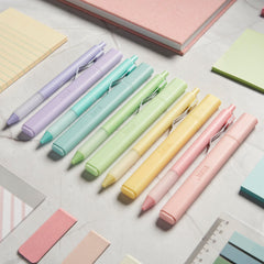 BLIEVE 0.5mm gel pen tip delivers smooth writing.