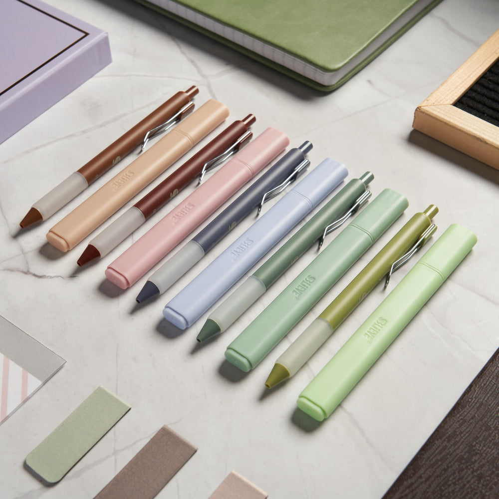 BLIEVE flat-shape highlighters offering comfortable grip and stability