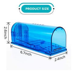 Blinc no-touch release design ensures hygienic rodent release outdoors.