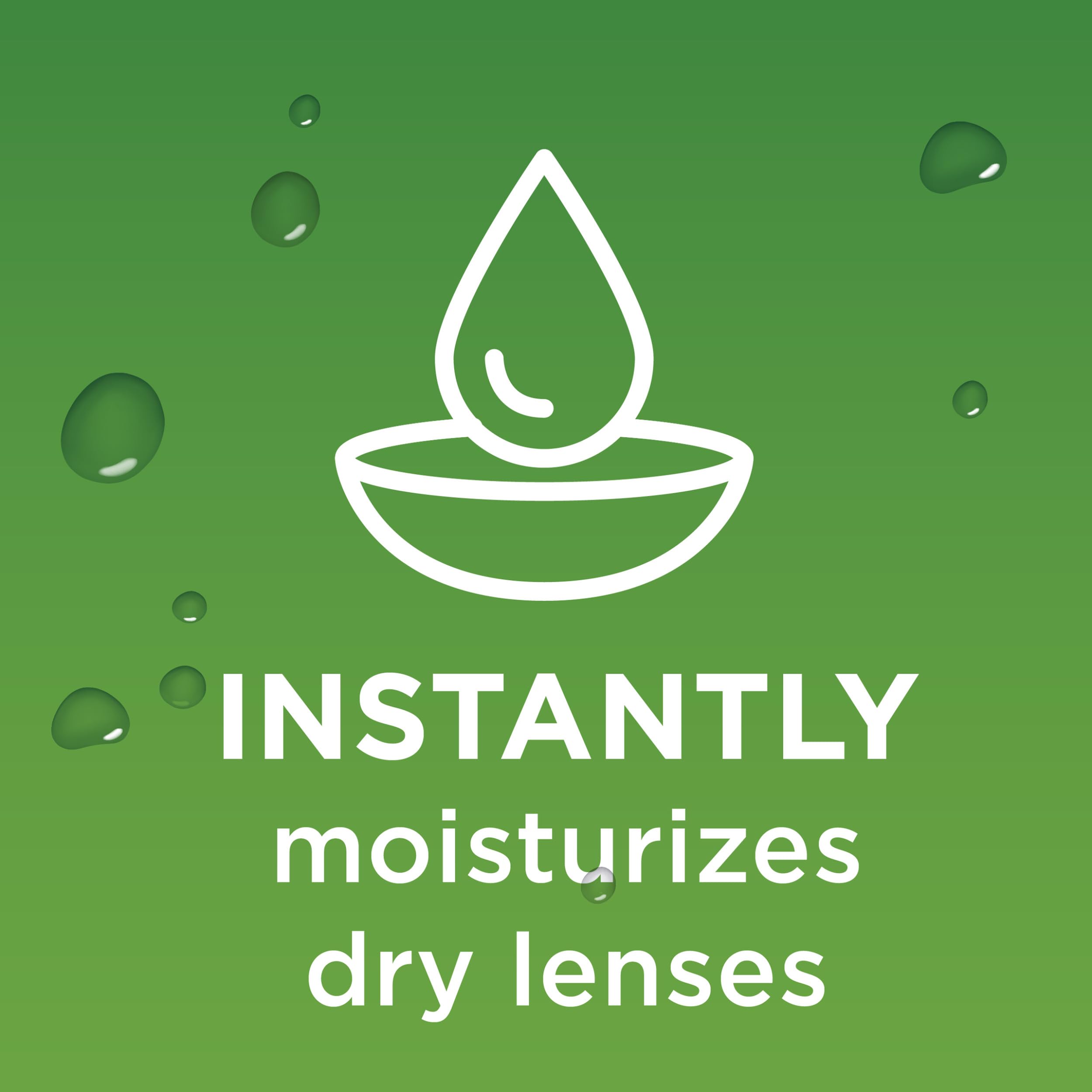 Blink Contacts Lubricating Drops before insertion promote comfort for new lenses