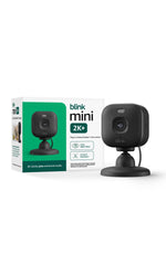 Blink Mini 2K+ front view for clear indoor monitoring and quick checks.