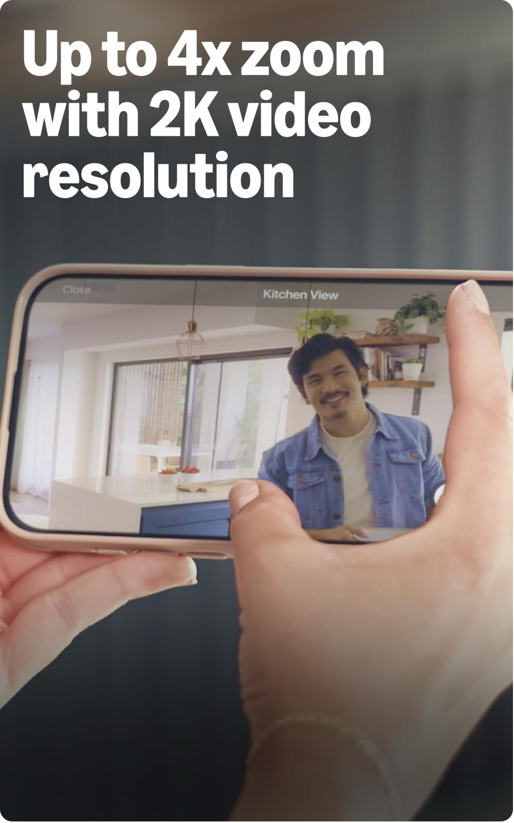Blink Mini 2K+ night vision shows details in low light.