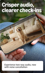 Blink Mini 2K+ two-way audio for natural conversations at home.