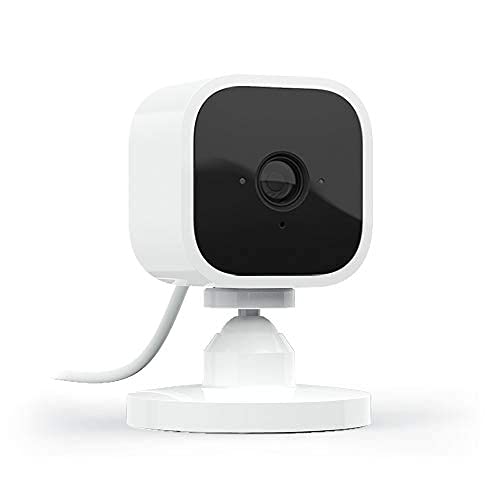 Blink Mini indoor camera front view enables reliable 1080p monitoring.