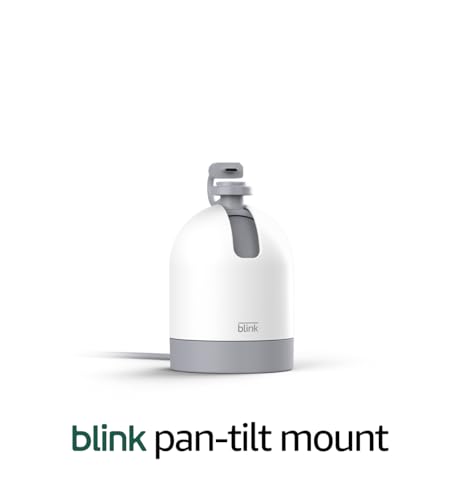 Blink Mini Pan-Tilt Mount works with Alexa for hands-free control.
