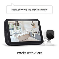Blink Mini two-way audio lets you speak to family or pets remotely.
