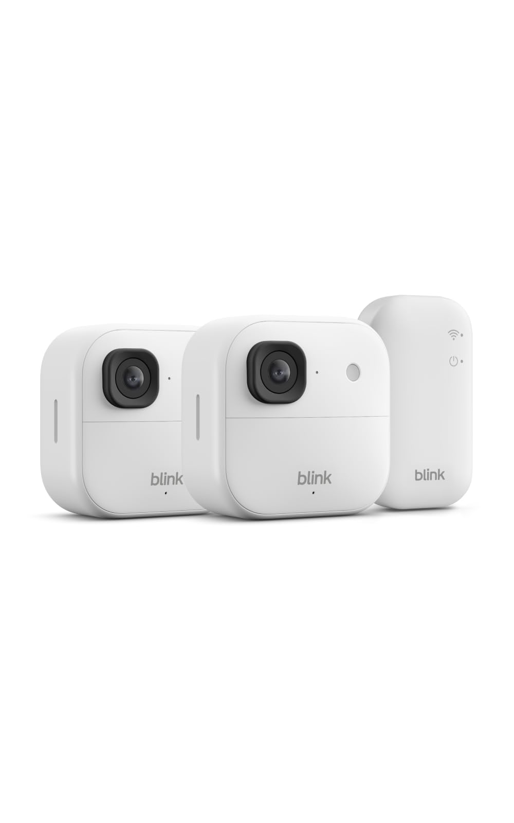 Blink Outdoor 2K+ front-door view captures clear color video for porch monitoring at dusk.