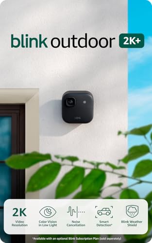 Blink Outdoor 2K+ in-package content includes camera, batteries, and mounting kit