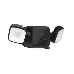 Blink Outdoor Floodlight Mount packaging shows included batteries and kit for quick setup.