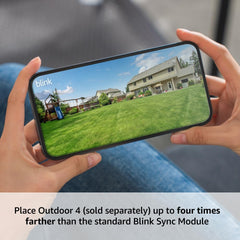 Blink Sync Module XR setup with MicroSD card for centralized video storage.