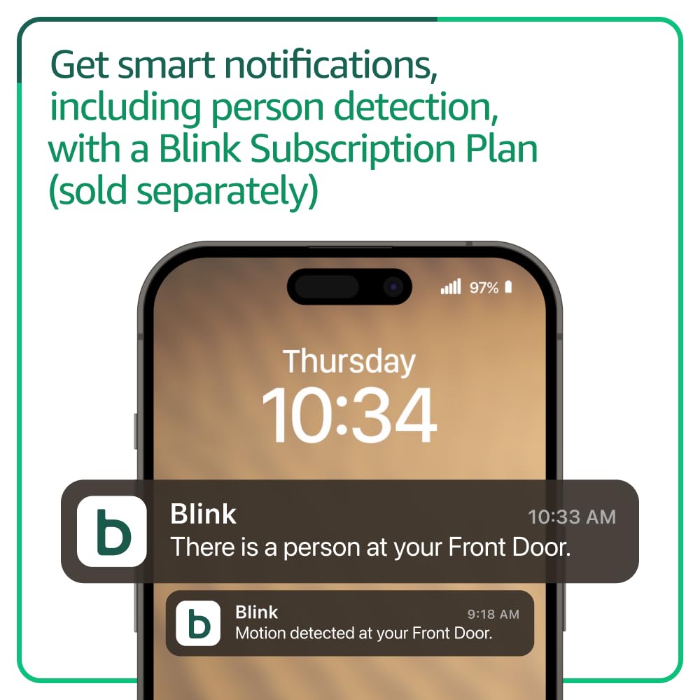 Blink Video Doorbell mounting kit included for easy door mounting.